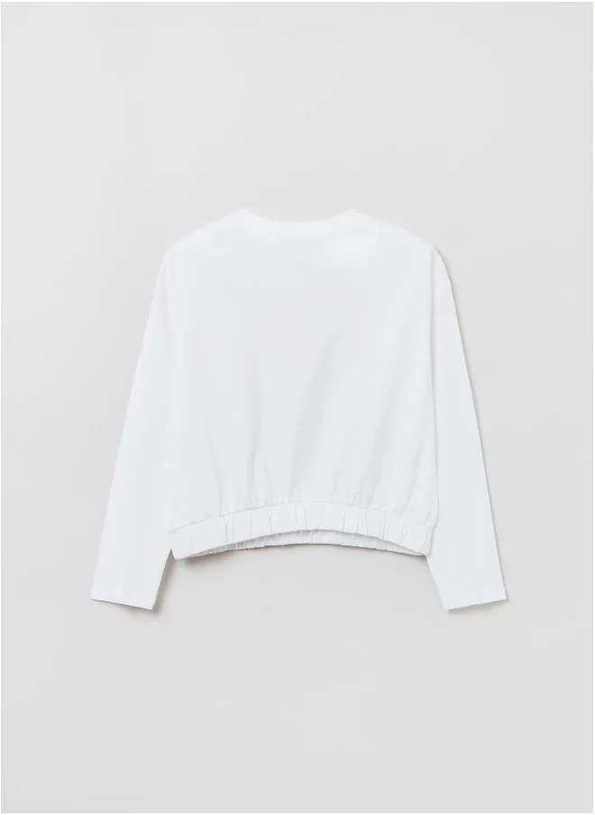 Ovs OVS Long-Sleeved T-Shirt With Flowers Print