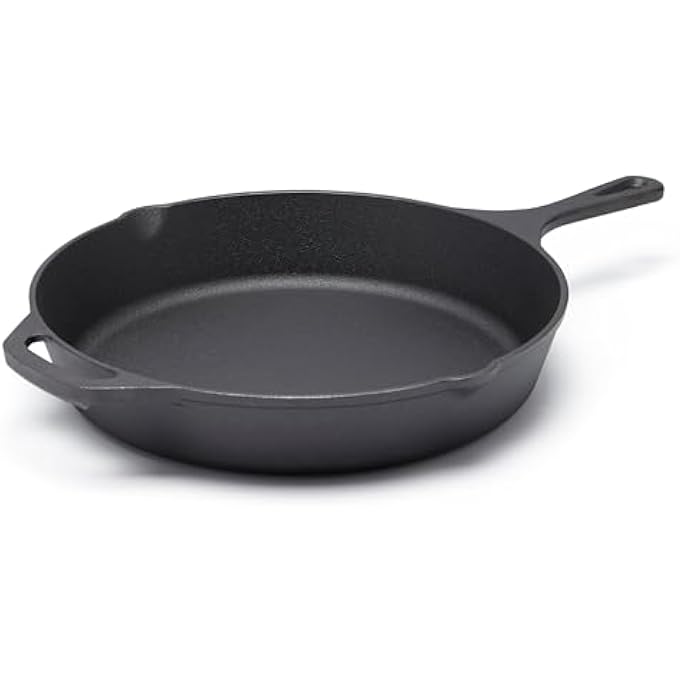 سيمبلي كيتشن مقلاة من الحديد الزهر 30 سم باللون الأسود - Image 1