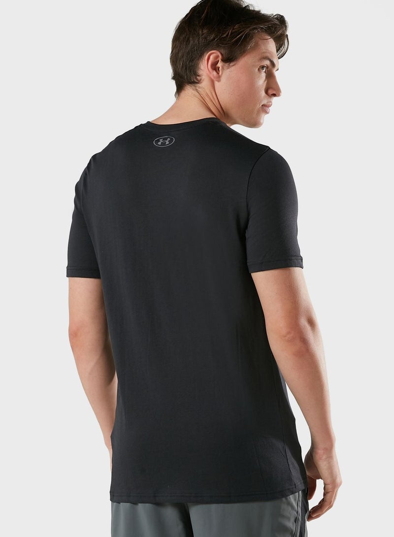UNDER ARMOUR Team Wordmark Printed T-Shirt - Image 2