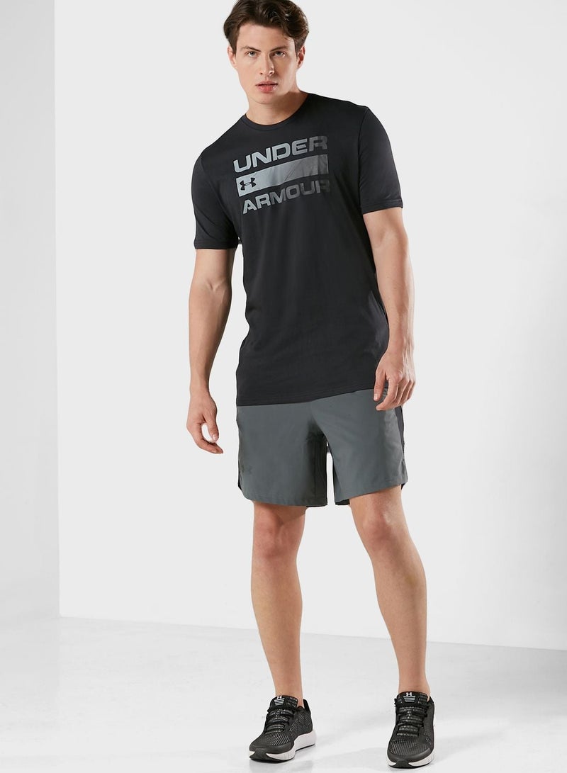 UNDER ARMOUR Team Wordmark Printed T-Shirt - Image 4