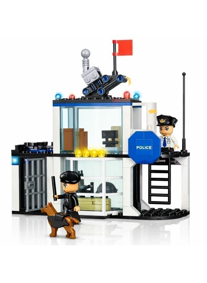 Qman Keepplay Mine City Police Manhunt Building Block Set – 938 Pieces - Image 5