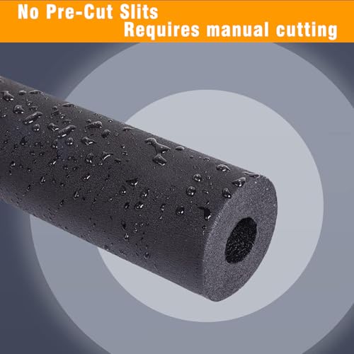 Allwin Pipe Insulation Foam Tube - 1Inch Foam Tubing for AC Unit, Guitar Stands, Exercise Machine Handle and Roof Rack (1" ID X 3/8" TK-6Ft) - Image 5