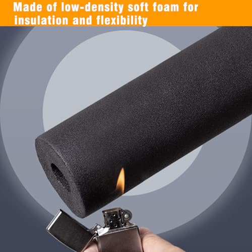 Allwin Pipe Insulation Foam Tube - 1Inch Foam Tubing for AC Unit, Guitar Stands, Exercise Machine Handle and Roof Rack (1" ID X 3/8" TK-6Ft) - Image 4
