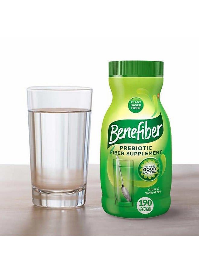 Benefiber - Fiber Supplement Powder 190 Servings Sugar Free Grit Free 722 Grams (25.5 Oz.) - Image 1