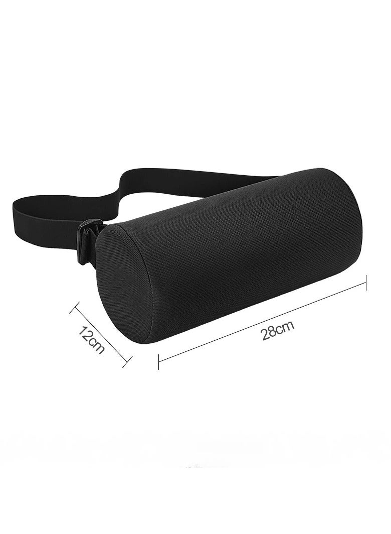 general Multi-functional lumbar support with adjustable cylindrical pillow small cylindrical lumbar cushion suitable for office chairs and car seats - Image 5