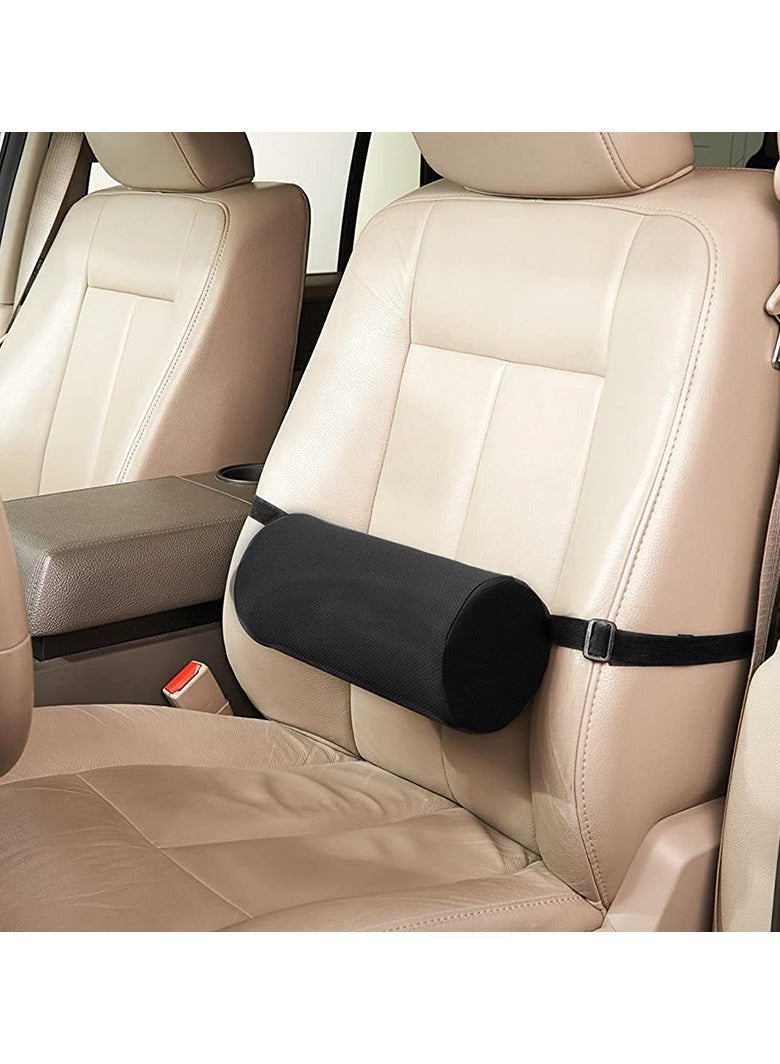 general Multi-functional lumbar support with adjustable cylindrical pillow small cylindrical lumbar cushion suitable for office chairs and car seats - Image 4