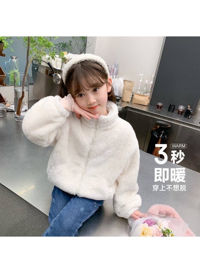 Zuoxi جاكيت بنات ربيعي للأطفال ملابس خارجية ناعمة وعصرية معطف قطن عصري للفتيات الكبار - Image 3