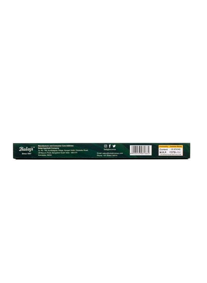 Balaji Khus - Luxury Vetiver Incense - 25 Sticks - Image 3