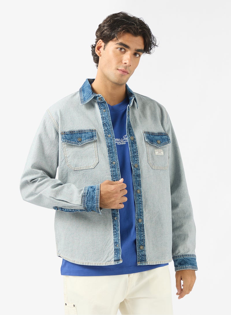 GUESS Casual Regular Fit Over Shirt - Image 1