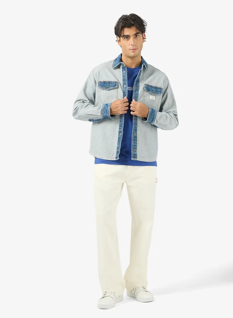 GUESS  Casual Regular Fit Over Shirt for Men | Best Price UAE