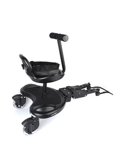 Wheeled Board Stroller, Universal Wheeled Board, Buggy Board up to 20KG, Buggy Board with Removable Seat - Easy to Assemble