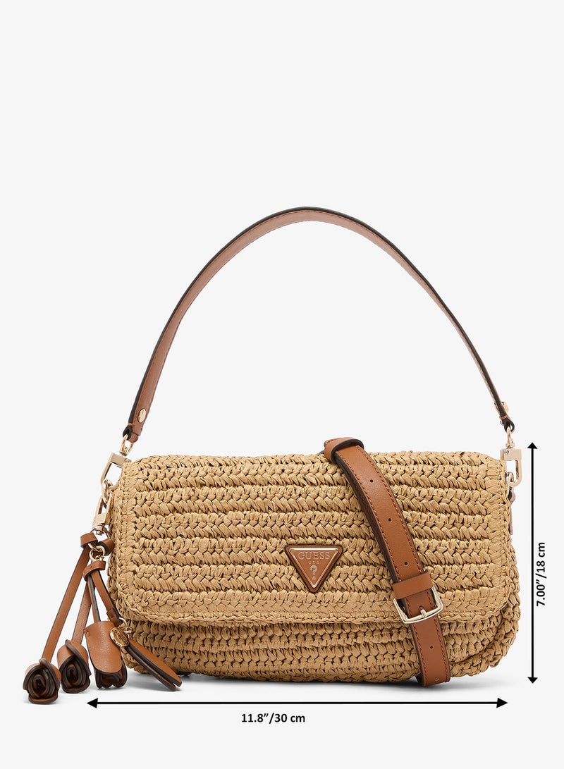 GUESS Ofelia Flap Over Shoulder Bag - Image 5