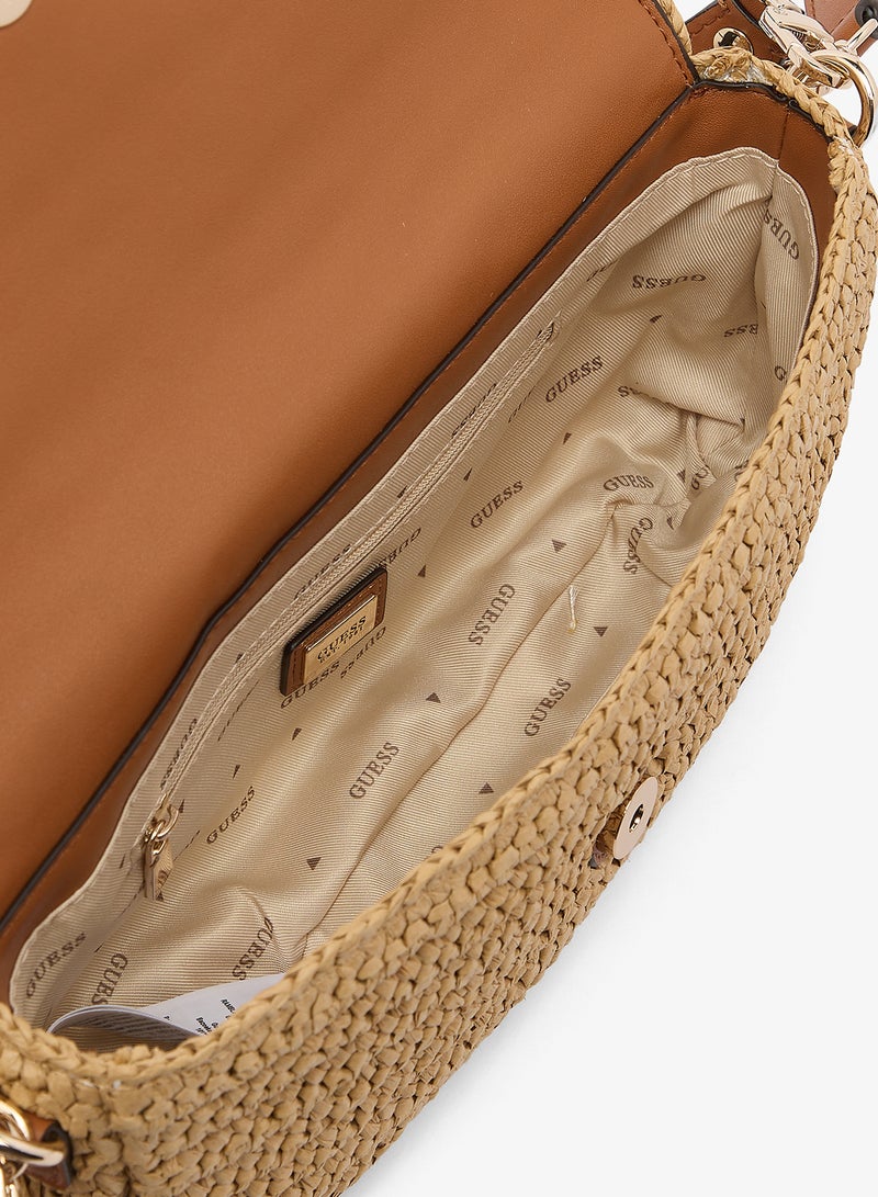 GUESS Ofelia Flap Over Shoulder Bag - Image 4