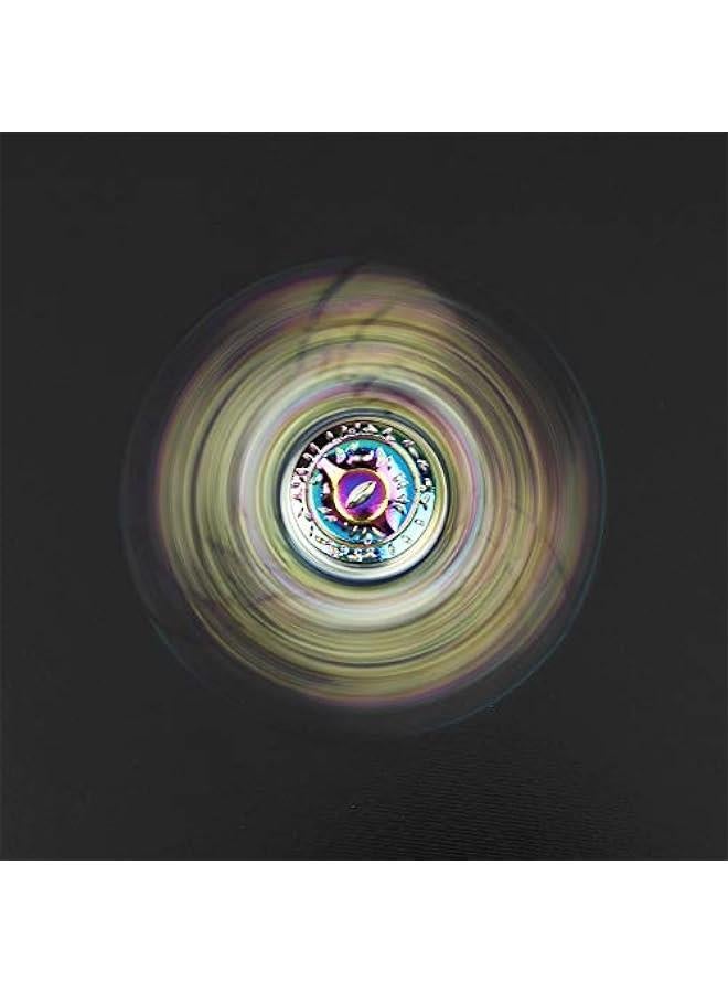 Phoenix Cool Fidget Hand Spinners Dragon Wing Finger Spinner Metal Focus Stainless Steel Fingertip Gyro Stress Relief Spiral Twister Toy Party Favors Birthday Gift for Kids Adults(Rainbow) - Image 5