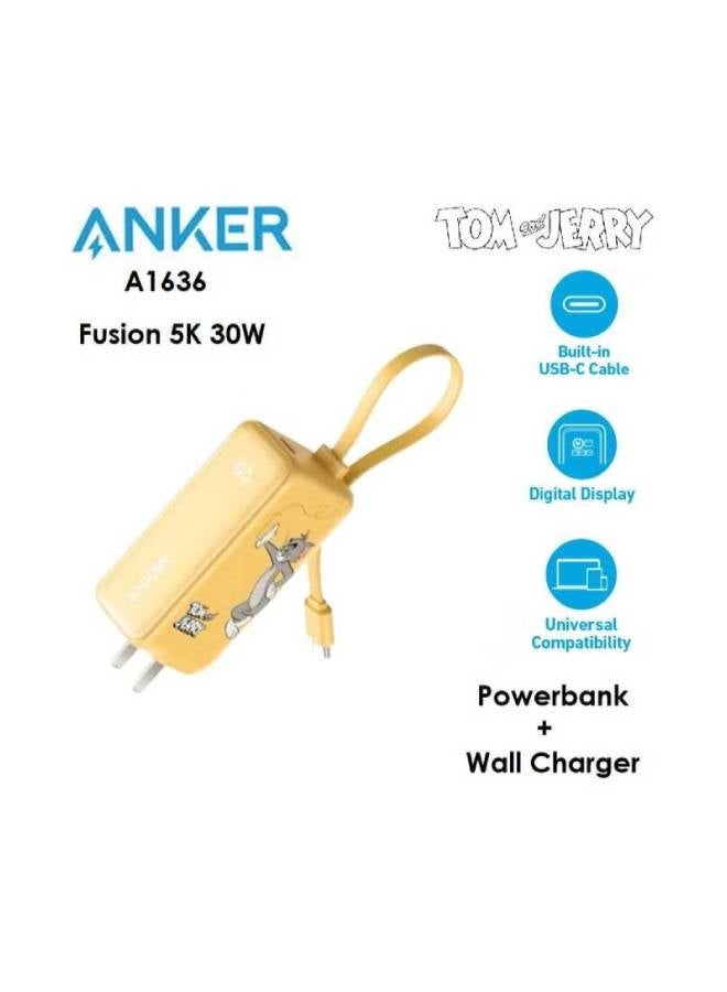 Anker Fusion 5K TOM AND JERRY VERSION - Power bank 5000mAh and USB-C - Image 1