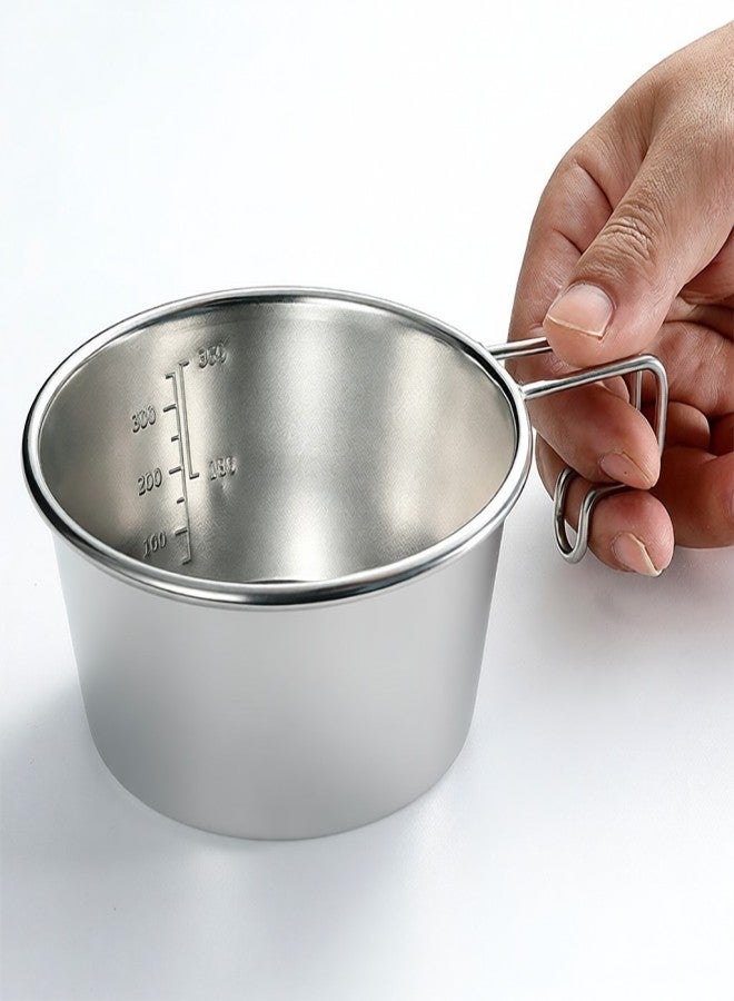 Campingmoon Stainless Steel Camping Sierra Cup Lightweight Compact Camping Pot Hiking Coffee Mug Bowl Cup - Image 5