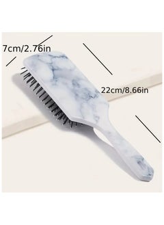 ORiTi Marble Air Cushion Brush for Men and Women - Massage Hair Comb for Wet and Dry Curly Hair - Soft and Gentle on Scalp - Perfect for Daily Use  - Image 3