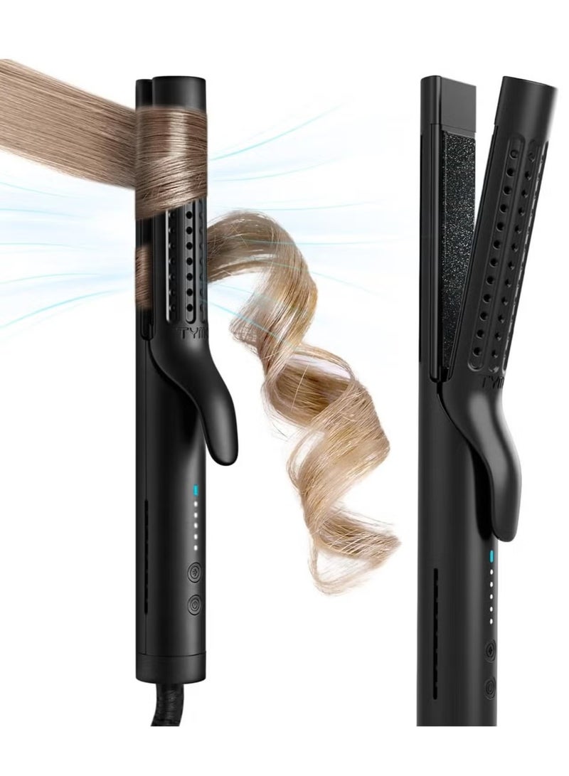 TYMO TYMO Airflow 2-in-1 Hair Curler & Straightener HC506 – Black  - Image 1