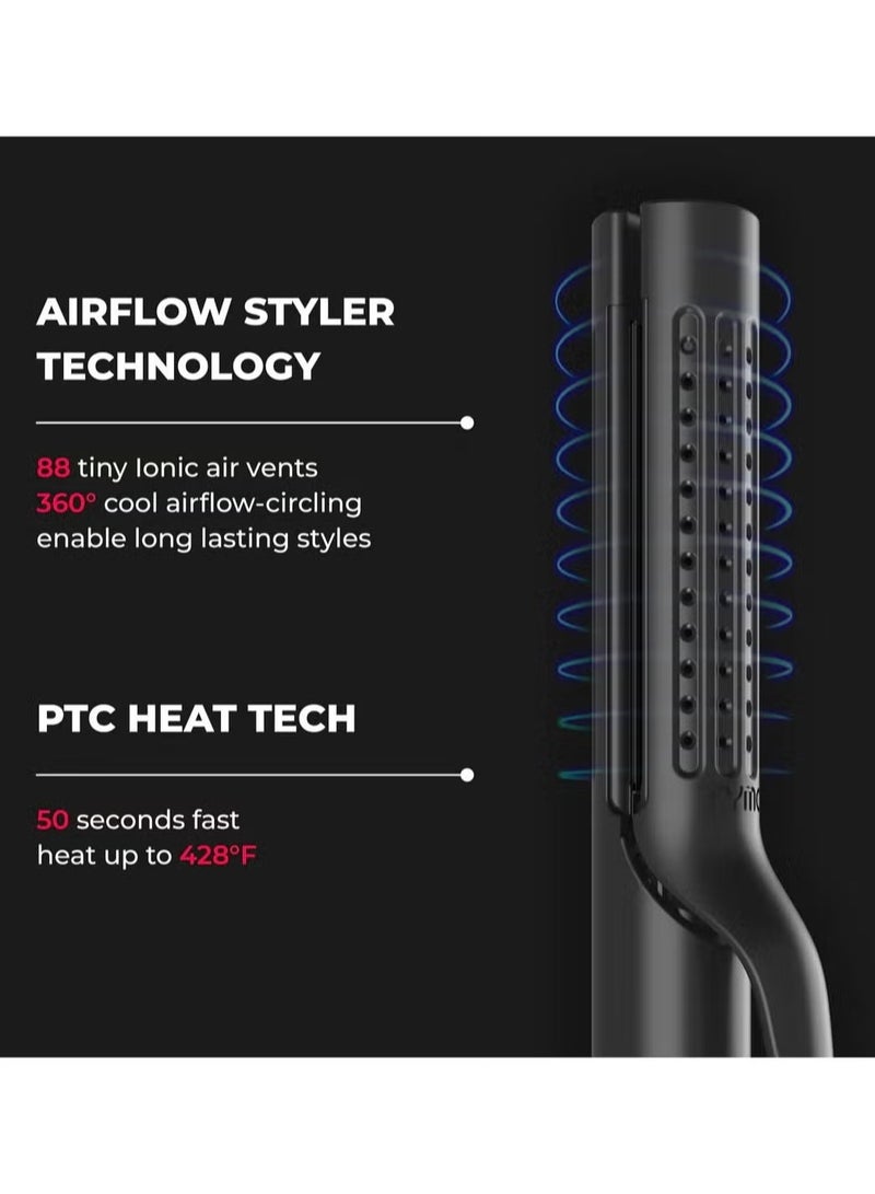 TYMO TYMO Airflow 2-in-1 Hair Curler & Straightener HC506 – Black  - Image 3