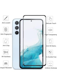 ماركة غير محددة واقي شاشة لهاتف Samsung Galaxy A55 وSamsung Galaxy A35 مصنوع من زجاج مقوى مقاوم للكسر ومضاد للخدش وشفاف عالي الدقة متوافق مع Samsung Galaxy A55 وSamsung Galaxy A35  - Image 2