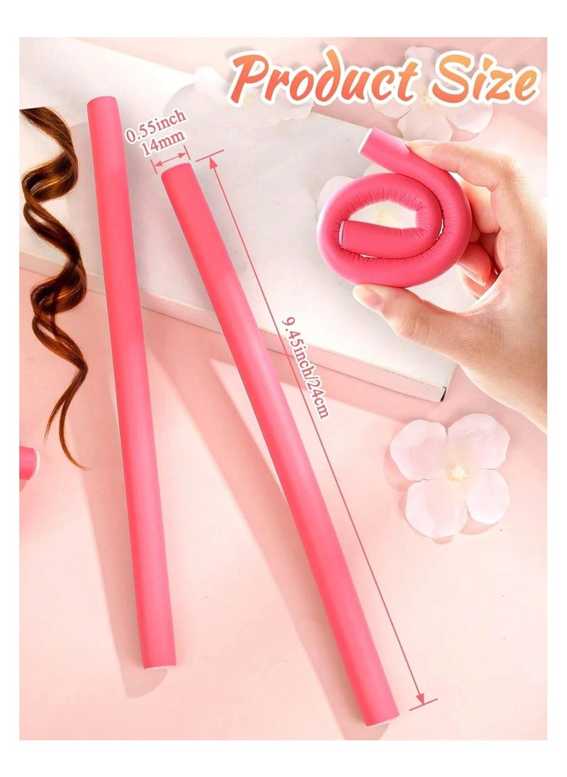 31PCS Soft Flexible Foam Hair Curlers with Mouse Tail Comb, Styling Tools for Daily Use, Travel, Sleeping. (Pink) - pzsku/ZB0DEE6D339935157B897Z/45/_/1735023448/75a9e7ce-55b0-496a-a97e-0b563b879f4f