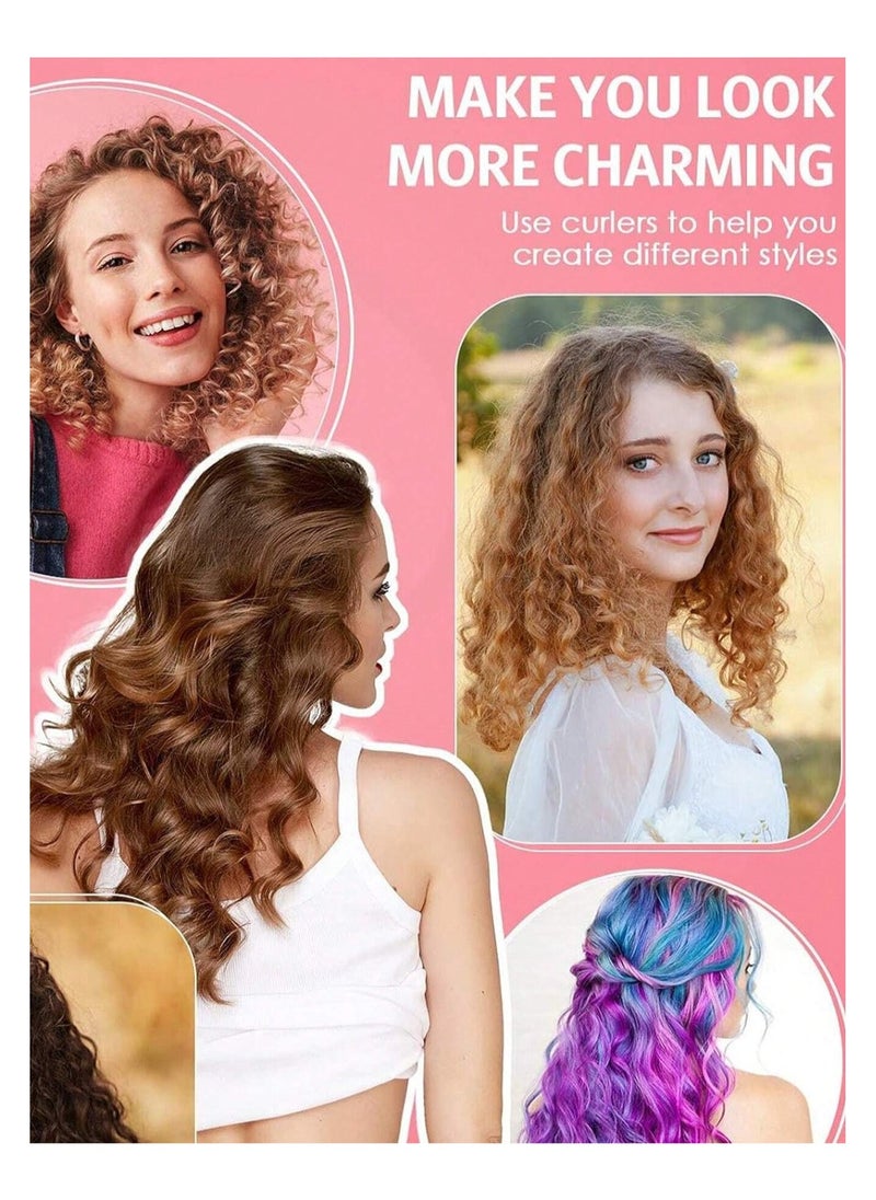 31PCS Soft Flexible Foam Hair Curlers with Mouse Tail Comb, Styling Tools for Daily Use, Travel, Sleeping. (Pink) - pzsku/ZB0DEE6D339935157B897Z/45/_/1735023460/24f7dcda-e7d2-41d5-b4dd-a8a5f106e308