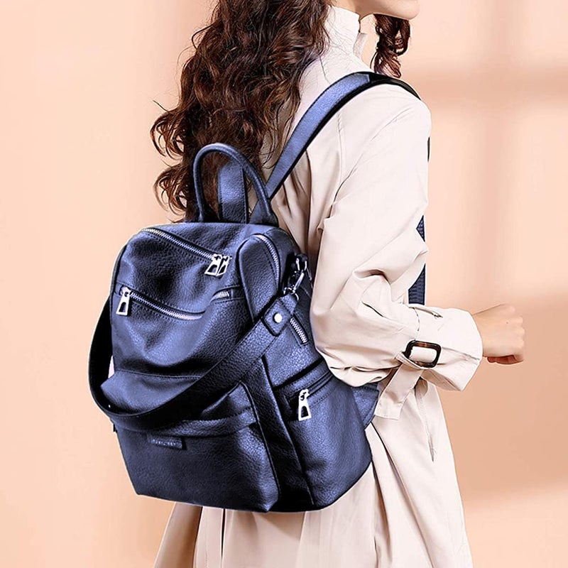 TrueArch Leather Backpack for Women Elegant Backpack Purse Ladies Leather Shoulder Fitting Rakhi Gift for Sister, Mother Bhabhi - Image 2