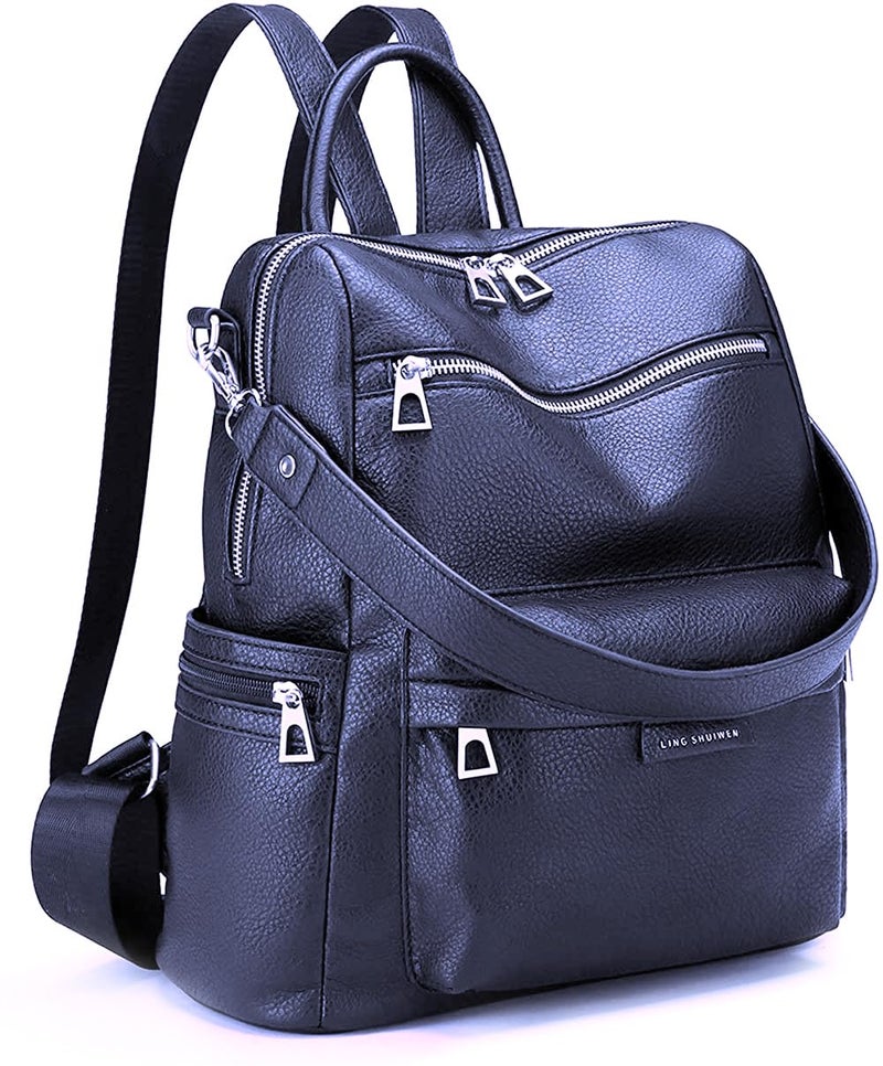 TrueArch Leather Backpack for Women Elegant Backpack Purse Ladies Leather Shoulder Fitting Rakhi Gift for Sister, Mother Bhabhi - Image 3