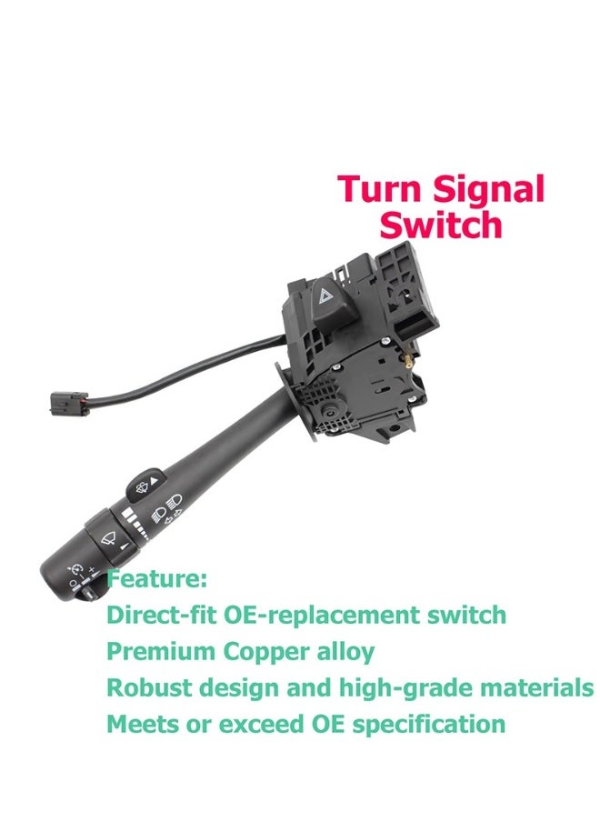 Generic - Turn Signal Switch Wiper Dimmer Combination Multi-Function Switch Replacement for 2002-2009 Chevy Silverado Tahoe GMC Envoy Sierra Yukon Buick, 2002-2009 Trailblazer Escalade Envoy Replaces OE 12450067, D6299A, SW3792 - Image 1