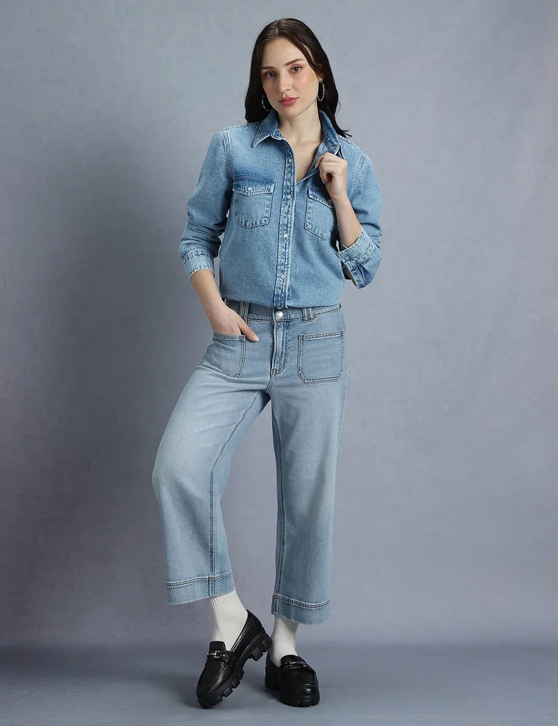 inkd  WOMEN'S DENIM SHIRT|AEGEAN|Women Apparel – Everyday Comfort Wear for Women | Best Price UAE