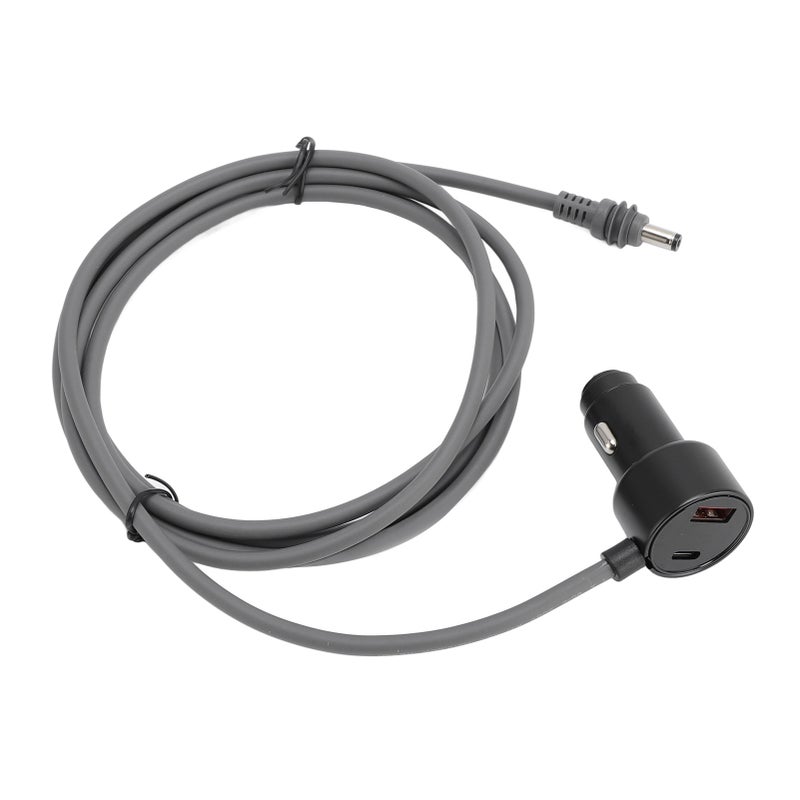 DC Car Power Cable 6.5ft 12V to 48V Water Resistant Plug and Play USB and Type C DC Charging 18AWG Cigar Lighter Cable for Dish Antenna - Image 2