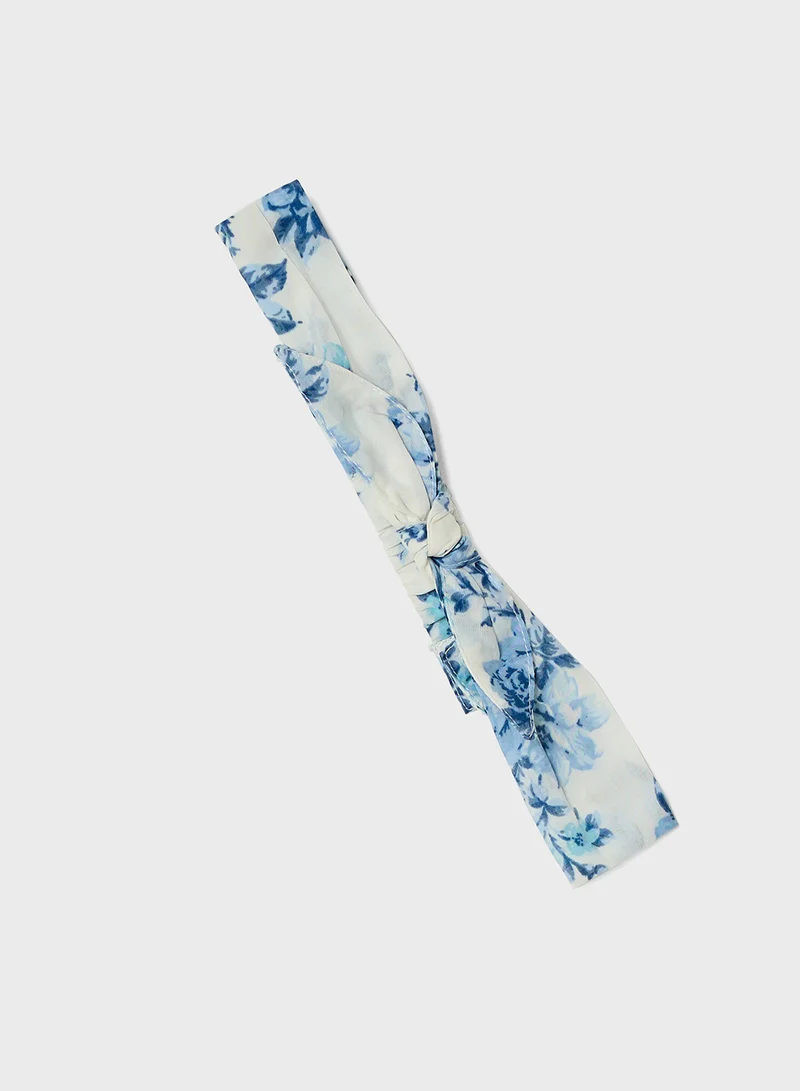 Ripples Floral Print Dress