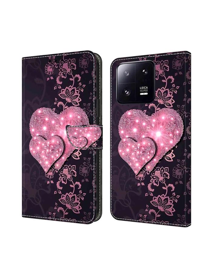 إيروريكس جراب لهاتف Xiaomi 13 Pro مصنوع من الجلد المقاوم للصدمات بتصميم كريستالي ثلاثي الأبعاد - Image 1