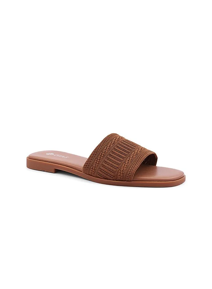 كابلي Cuple Textured Flat Slides