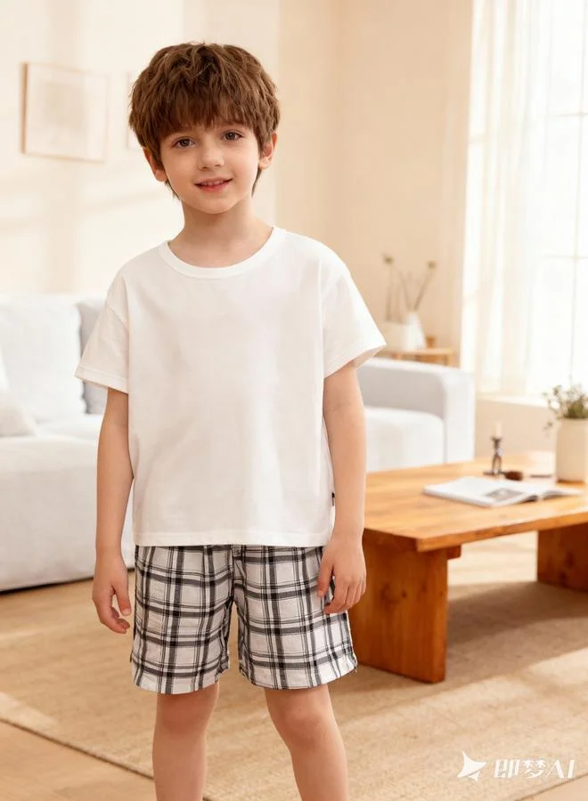 تايك تو مجموعة من بيجاما شورت وتيشيرت بأكمام قصيرة