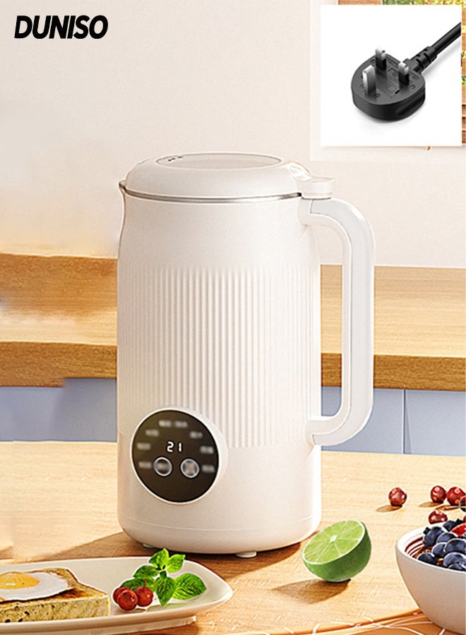 DUNISO Soy Milk Maker, 1200ml Soy Milk Maker Machine, with 10 Blades, Nut Milk Maker Machine for Homemade Plant-Based Milk, Oat, Soy, with Delay Start/Keep Warm/Boil Water ﻿ - Image 1