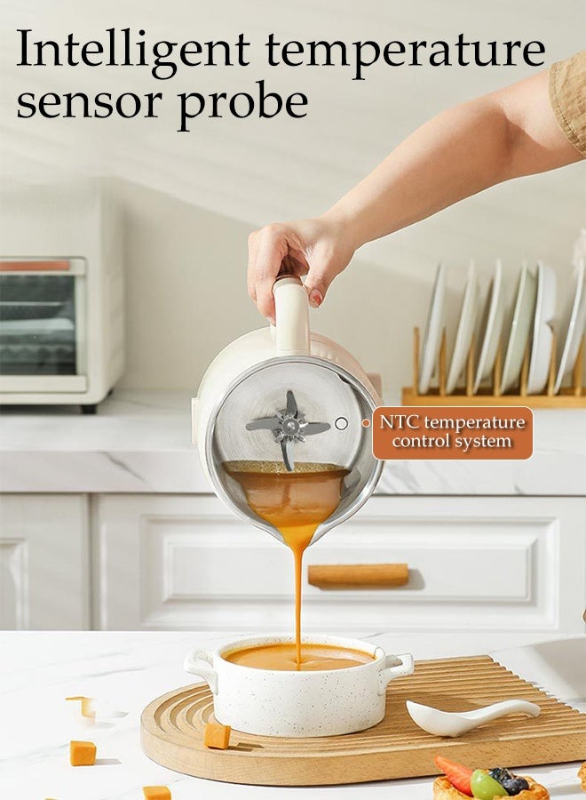 DUNISO Soy Milk Maker, 1200ml Soy Milk Maker Machine, with 10 Blades, Nut Milk Maker Machine for Homemade Plant-Based Milk, Oat, Soy, with Delay Start/Keep Warm/Boil Water ﻿ - Image 4