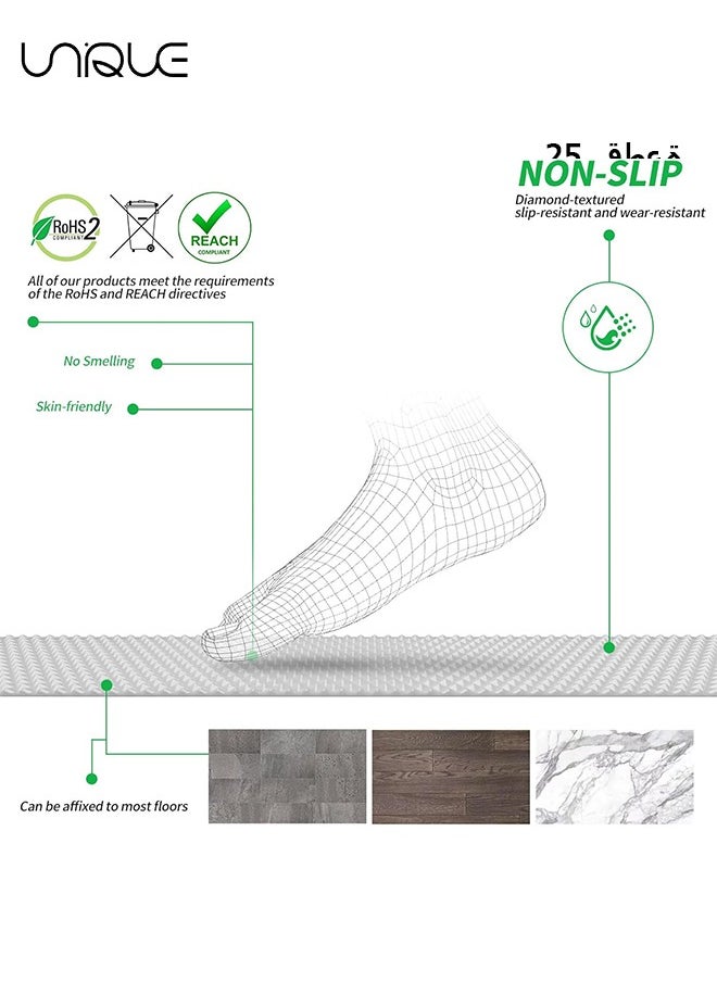 Unique 25 PCS  Anti Slip Shower Stickers - S-Shape Clear Non-Slip Safety Bathtub Strips, Adhesive Decals Scraper for Bathroom Tubs Stairs Pools Kitchen Shower - With Scraper  - Image 3