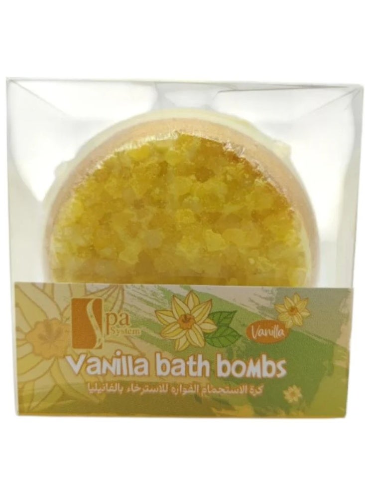 Spa System Relaxing Vanilla Bath Bomb  150g