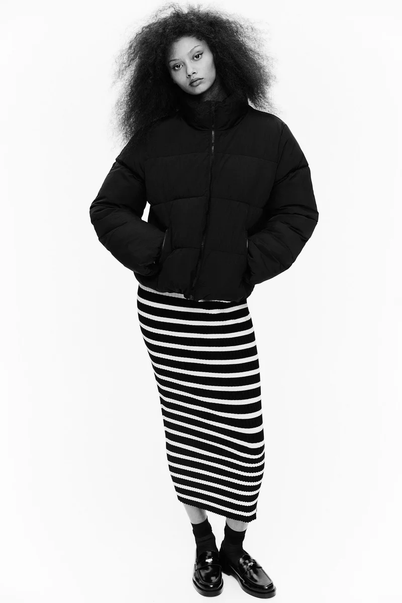 اتش اند ام Nylon Puffer Jacket