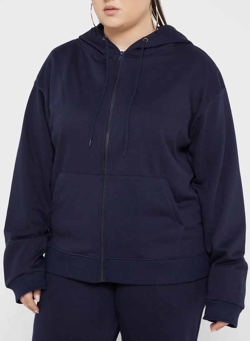 Ginger Plus Essential Zip Through Hoodie