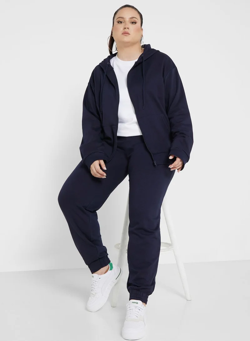 Ginger Plus Essential Zip Through Hoodie
