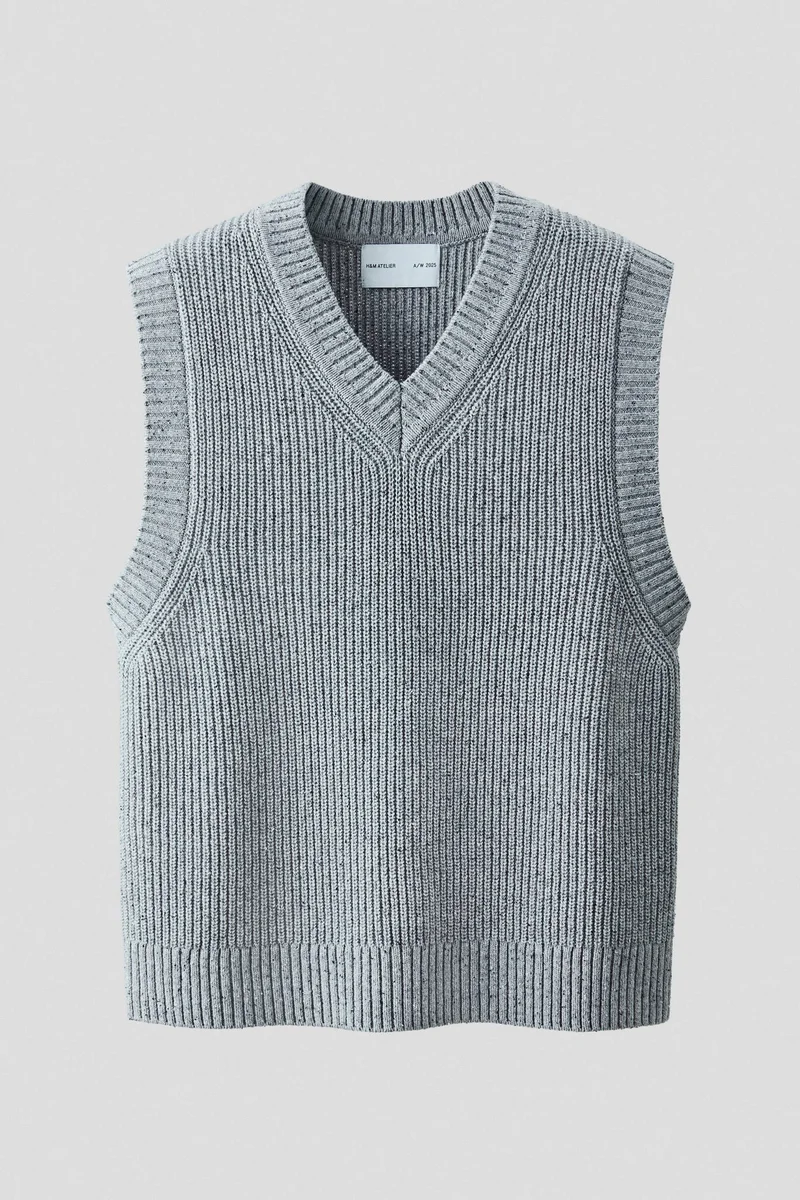 H&M  Wool-blend sweater vest for Men | Best Price UAE