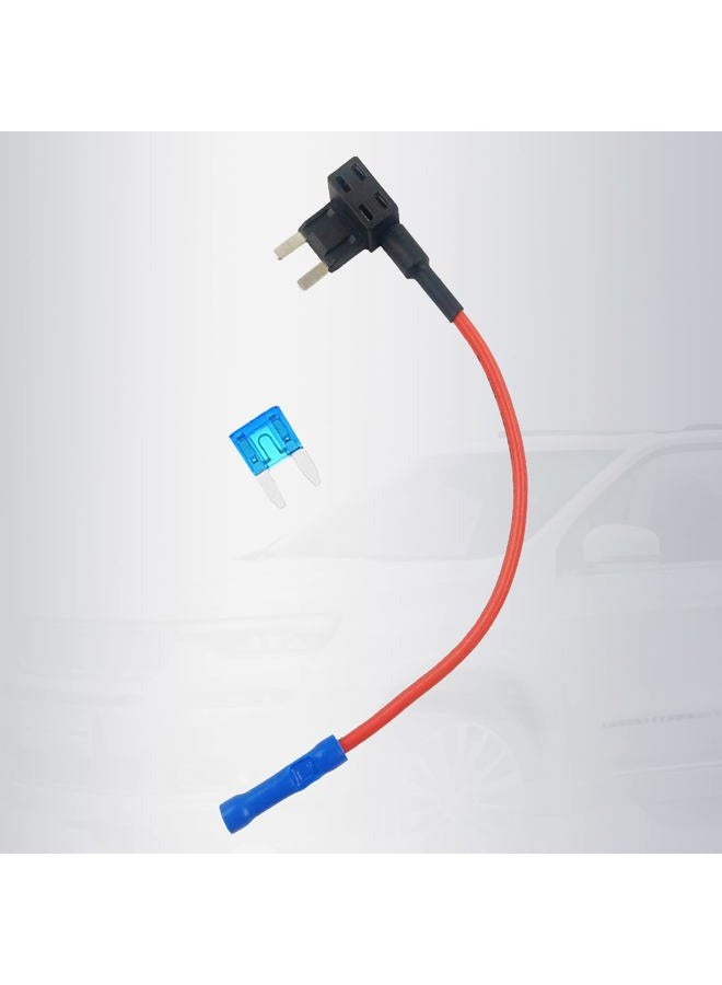 Yonput 5 PCS 12V Car Add-a-Circuit Fuse TAP Adapter Mini ATM APM Blade Fuse Holder for Automotive Car Motorcycle (Black) - Image 5