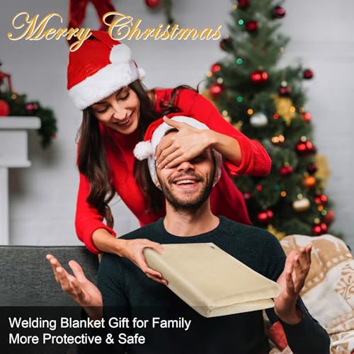 kanhiro Fiberglass Welding Blanket 6x8 ft - 1022 °F High Temp Insulation Blanket, 850 GSM Heavy Duty Fire Resistant Blankets, Heat Resistant Fabric for Industrial, Smoker, Camping, Grill - Image 2