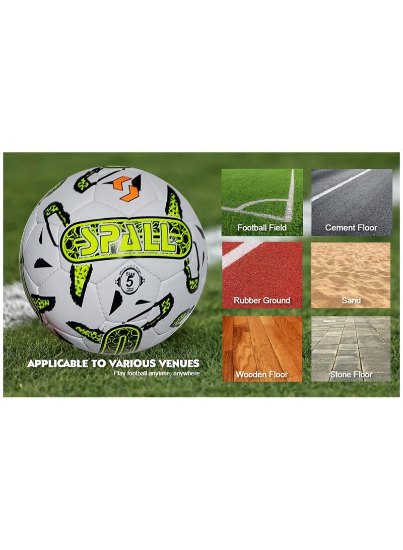 Spall Football Soccer Ball For Matches World Cup Best Indoor/Outdoor Water Proof Ball For Professional Training And Match Men And Women Youth And Adult - Image 4