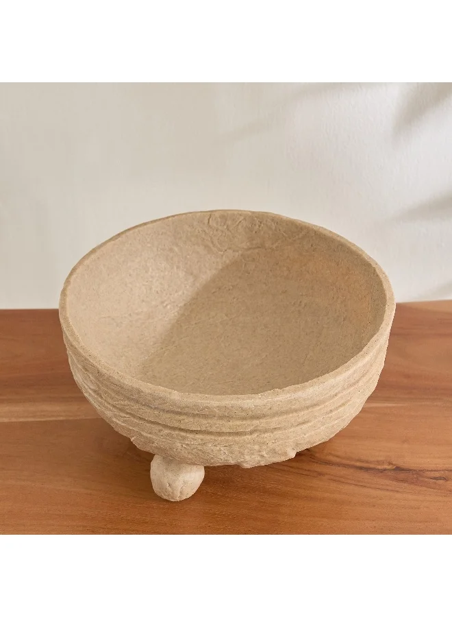 Home Box Whyton Travertine Decorative Bowl - 25x25x14 cm