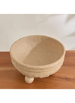 Home Box Whyton Travertine Decorative Bowl - 25x25x14 cm  - Image 2