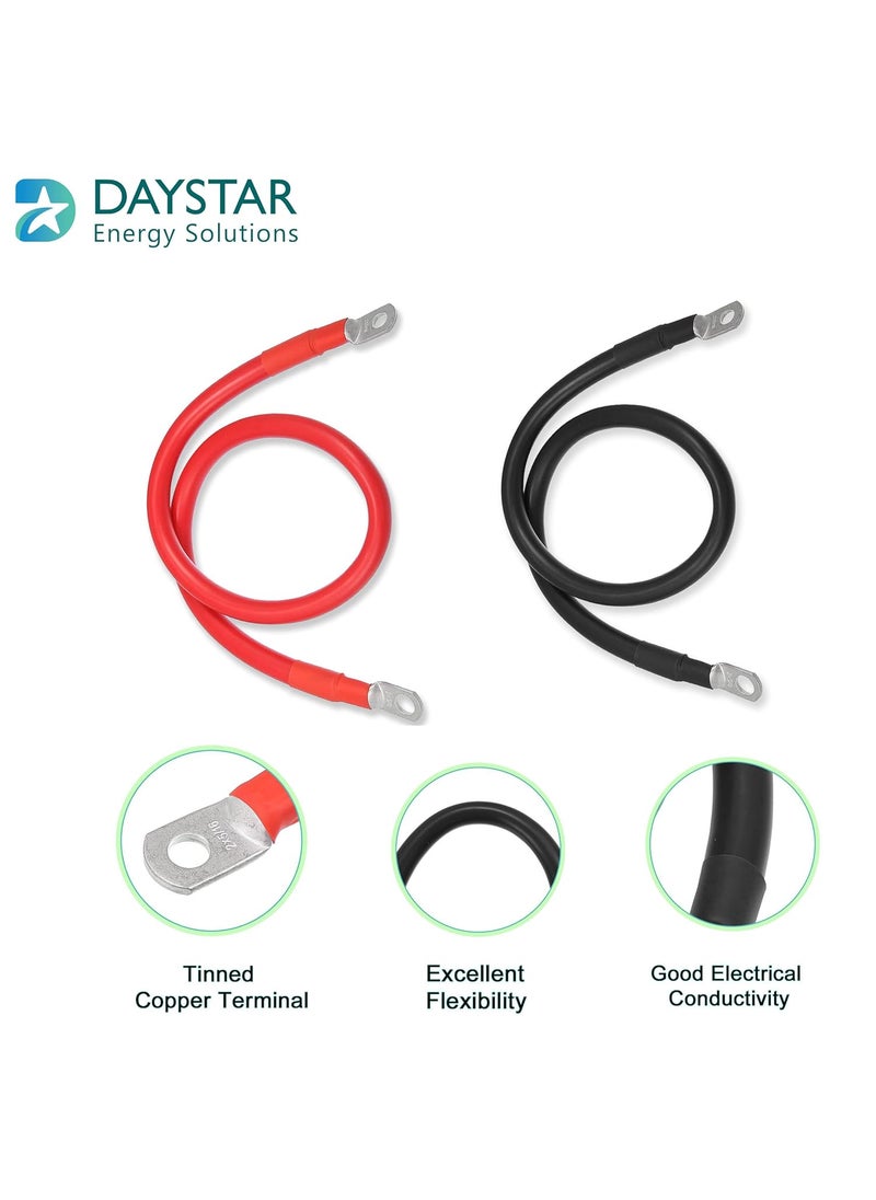 Generic Daystar 16 Sq Mm Red And Black Battery Connecting Cables 2 Feet Each  - Image 5
