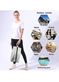 SYOSI Shoe Bags for Travel, Waterproof Dustproof Polyester Organizer Storage Tote Pouch with Zipper for Men and Women Portable Shoe Tote Bags for Travel and Storage  - Image 3